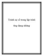 Tránh sự cố trong lập trình ứng dụng nhúng