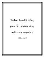 Turbo Chain Hệ thống phục hồi dựa trên công nghệ vòng dự phòng Ethernet