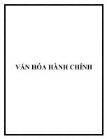 Văn hóa hành chính