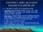 Bài giảng Kinh tế doanh nghiệp thương mại, dịch vụ - Chương 5: Hiệu quả kinh doanh của DNTM, DV