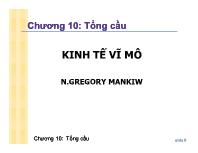 Bài giảng Kinh tế học vĩ mô - Chương 10: Tổng cầu