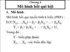 Bài giảng Kinh tế lượng - Chương 4 Mô hình hồi qui bội