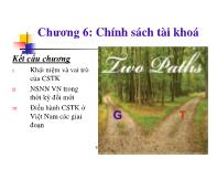 Bài giảng Kinh tế vĩ mô - Chương 6: Chính sách tài khoá