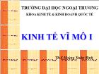 Bài giảng Kinh tế vĩ mô I - Th.S Hoàng Xuân Bình