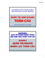 Bài giảng Quản trị kinh doanh toàn cầu - CĐ 2 - Chương 8: Quản trị nguồn nhân lực toàn cầu