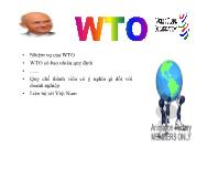 Tìm hiểu về WTO