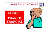 Bài giảng Nguyên lý thống kê kinh tế - Chương 3: Phân tổ thống kê