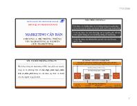 Bài giảng Marketing căn bản - Chương 4: Hệ thống thông tin marketing & nghiên cứu marketing