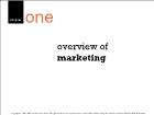 Bài giảng Marketing - Chapter 1: Overview of marketing