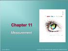 Bài giảng Business Research Methods - Chapter 11: Measurement