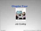 Bài giảng Cost Management - Chapter 4: Job Costing