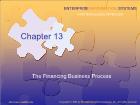 Bài giảng Enterprise information systems - Chapter 13: The Financing Business Process