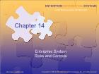 Bài giảng Enterprise information systems - Chapter 14: Enterprise System Risks and Controls