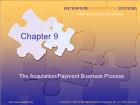 Bài giảng Enterprise information systems - Chapter 9: The Acquisition/Payment Business Process