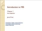 Bài giảng Introduction to MIS - Chapter 1: Introduction