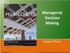 Bài giảng Management - Chapter 3: Managerial Decision Making