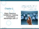 Bài giảng Management information systems - Chapter 2: Major Business Initiatives: Gaining Competitive Advantage with IT