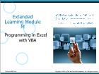 Bài giảng Management information systems - Module M: Programming in Excel with VBA