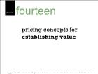 Bài giảng Marketing - Chapter 14: Pricing concepts for establishing value