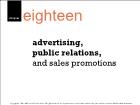 Bài giảng Marketing - Chapter 18: Advertising, public relations, and sales promotions