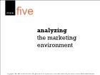 Bài giảng Marketing - Chapter 5: Analyzing the marketing environment