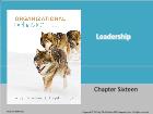 Bài giảng Organizational Behavior - Chapter 16: Leadership