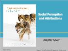 Bài giảng Organizational Behavior - Chapter 7: Social Perception and Attributions