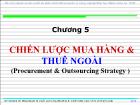 Bài giảng Quản lý chuỗi cung ứng - Chương 5: Chiến lược mua hàng & thuê ngoài (procurement & outsourcing strategy )