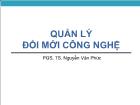 Bài giảng Quản lý đổi mới công nghệ - Chương 9: Tăng cường tiềm lực khoa học - công nghệ quốc gia và năng lực công nghệ của doanh nghiệp