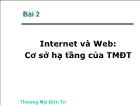 Bài giảng Thương mại điện tử (E-Commerce) - Chương 2: Internet và Web: Cơ sở hạ tầng của TMĐT
