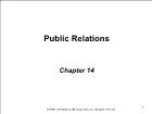 Báo chí truyền thông - Chapter 14: Public relations