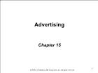 Báo chí truyền thông - Chapter 15: Advertising