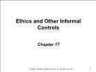 Báo chí truyền thông - Chapter 17: Ethics and other informal controls