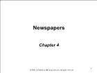 Báo chí truyền thông - Chapter 4: Newspapers