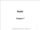 Báo chí truyền thông - Chapter 7: Radio