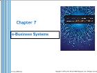 Cơ sở dữ liệu - Chapter 7: E - Business systems