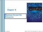 Cơ sở dữ liệu - Chapter 8: Business across the enterprise