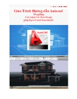 Giáo trình hướng dẫn Autocad