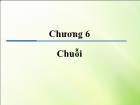 Java - Chương 6: Chuỗi