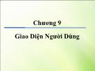 Java - Chương 9: Giao diện người dùng