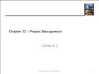 Kĩ thuật lập trình - Chapter 22: Project management