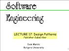 Kĩ thuật lập trình - Lecture 17: Design patternspublisher - Subscriber