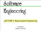 Kĩ thuật lập trình - Lecture 3: Requirements engineering