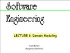 Kĩ thuật lập trình - Lecture 6: Domain modeling