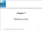 Kinh tế học - Chapter 7: Multivariate models