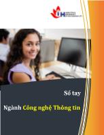 Sổ tay ngành công nghệ thông tin