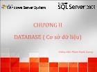 SQL server 2005 - Chương II: Database (cơ sở dữ liệu)