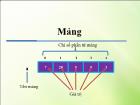 Tài liệu Java - Mảng