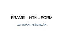 Tìm hiểm Frame – HTML form